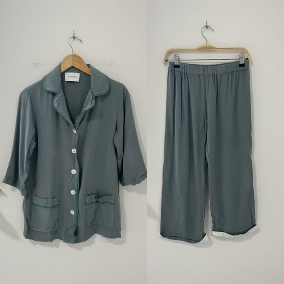 Sleeper Other - Sleeper Luxury Pajama Set in Blue Size Medium